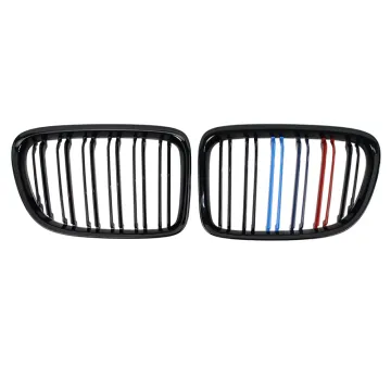 Gloss Black Double Slats Grill Replacement for BMW X1 Series E84 (2011-2016)