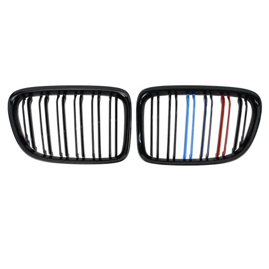 Gloss Black Double Slats Grill Replacement for BMW X1 Series E84 (2011-2016)