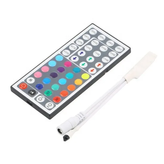 LED Strip Controller: 44-key RGB Remote for 12V 6A RGB LED Strip Lights with 3528smd & 5050smd Compatibility