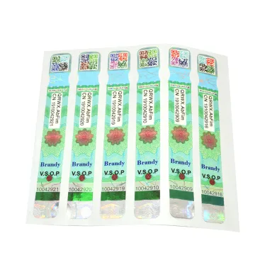 Anti-counterfeit label Variable data security sticker