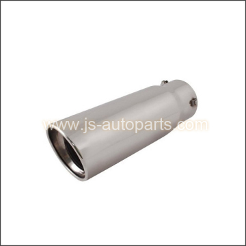 INLET 3.75 OUTLET 4.5 SLANT CUT RESONATED BOLT-ON  EXHAUST TIP
