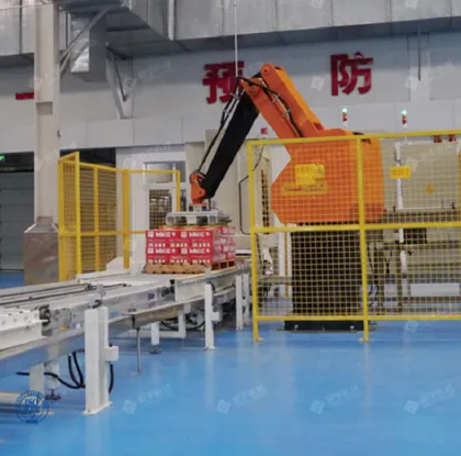 Low Cost Robot Palletizer System: China Robot Carton Palletizer Machine & ABB Robot Arm Carton Case Palletizer