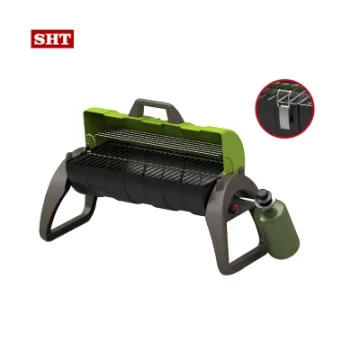New Model Backyard Kitchen Camping Gas or Charcoal Fuel Dual Outdoor Barbecue Grill Gas