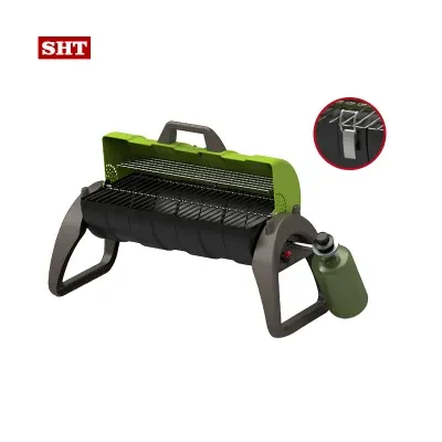 New Model Backyard Kitchen Camping Gas or Charcoal Fuel Dual Outdoor Barbecue Grill Gas