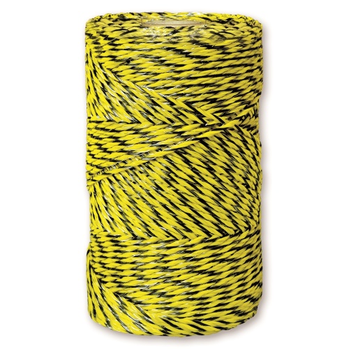 yellow/black electric polywire for farm fence