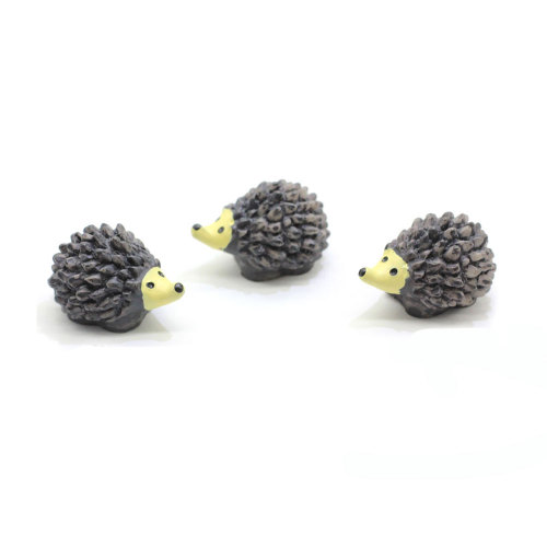 New 3D Ornament Artificial Hedgehog Shape Resin Crafts Animal Decoration Fairy Garden Home Decor Props Accessories