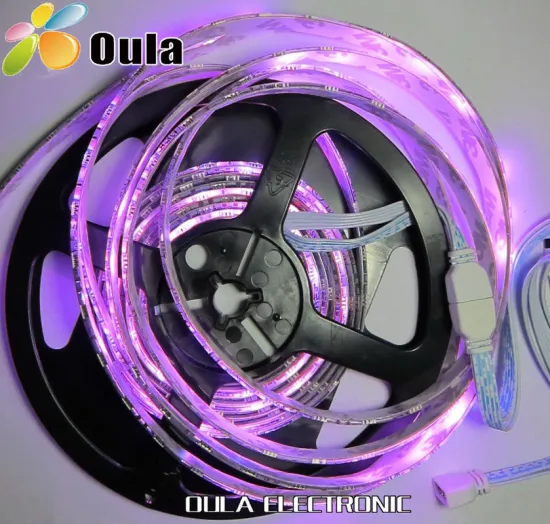 12v Dc Ushine 4.8w / M Rgb Led Strip Lights 120° With Warm White, Non Waterproof