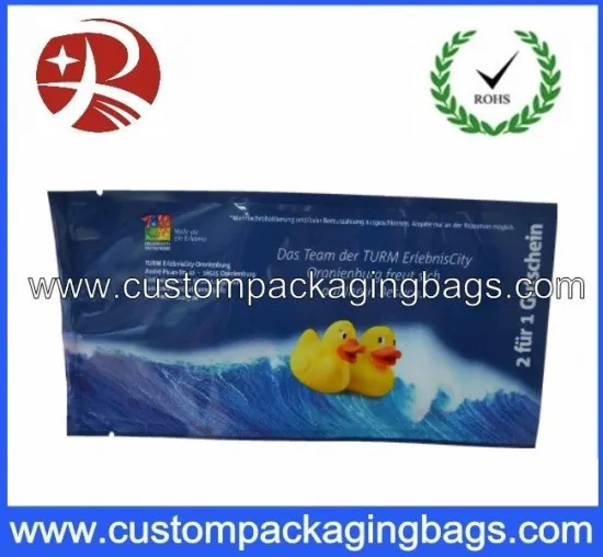 Printed Plastic Food Packaging Bags , Side Gusset Wet Wipes Tissue Packaging Bag