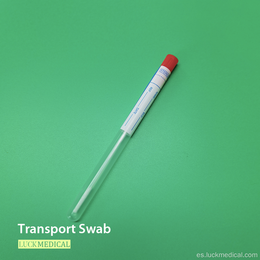 Muestreo de transporte de transporte SwaBs Flock punta de la nariz CE