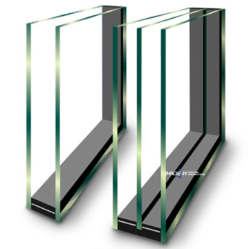 5mm+5mm Tempered Insulation Double Glazing Construction Glass