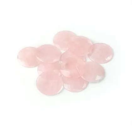 Rose Quartz Round Shape Natural Pink Quartz