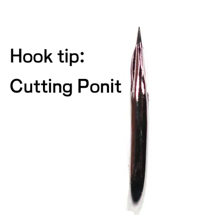 High Carbon Steel Big Eye Single Fish Lure Hooks for Carp Fishing Tackle