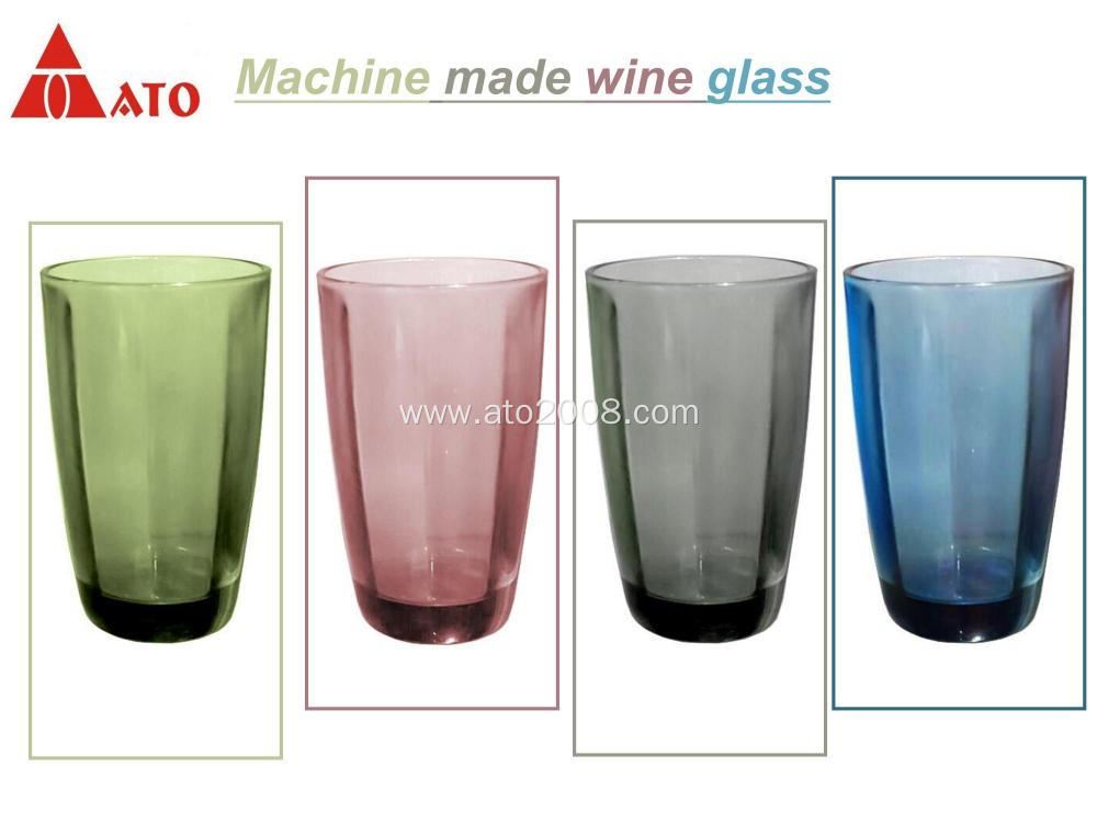 ATO Multicolored Machine made high-ball glassware