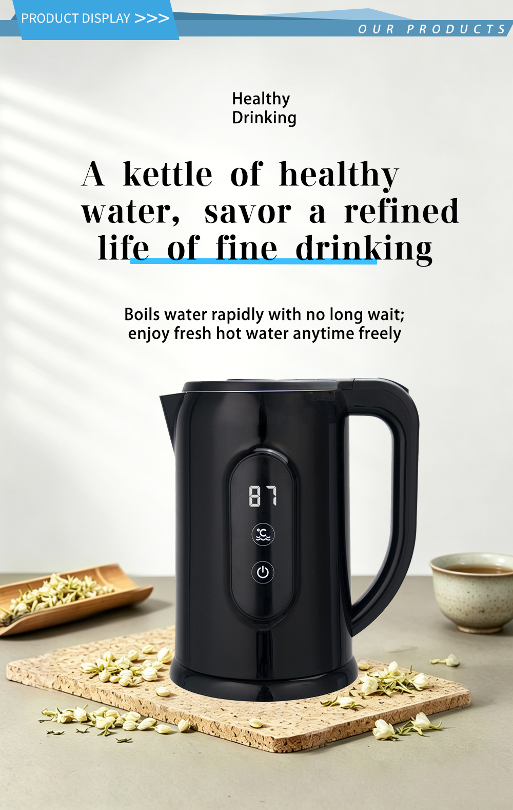 digital 304S kettle FK-2506 1