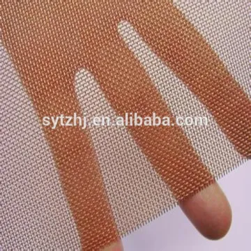 Decorative copper/brass/phosphor bronze screen mesh
