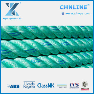 CHNLine Green 3 Strand 32mm polypropylene danline rope