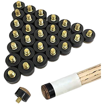Factory Outlet: 10mm-13mm Billiards Club Nine Ball Cue Tips with Screw Head, Replaceable Biliard Cue Tips
