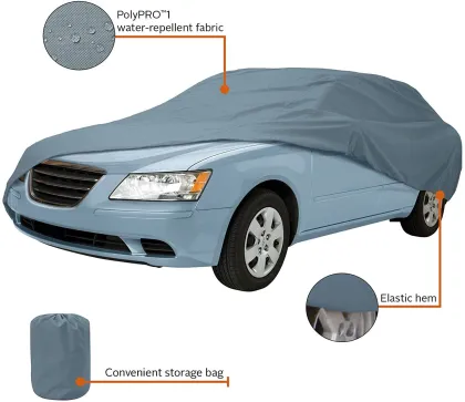 Solar Shield Breathable UV Protection Car Cover