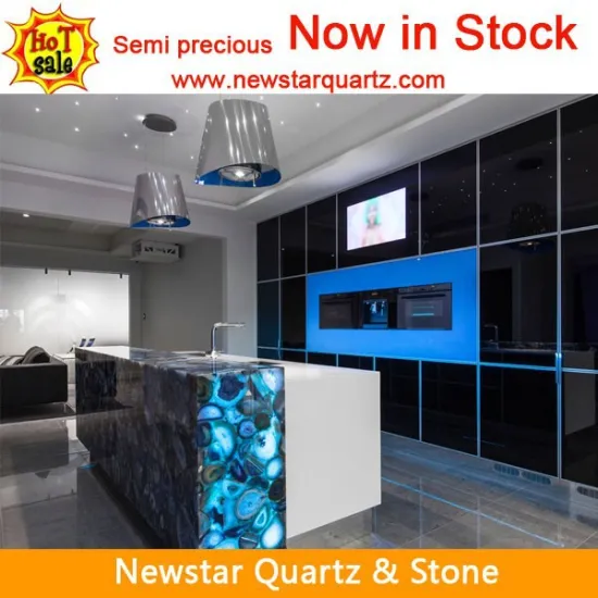 Best Price Blue Semi Precious Stones Countertop
