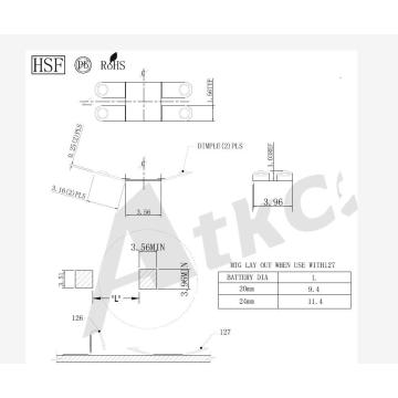 Battery Contacts 127 type