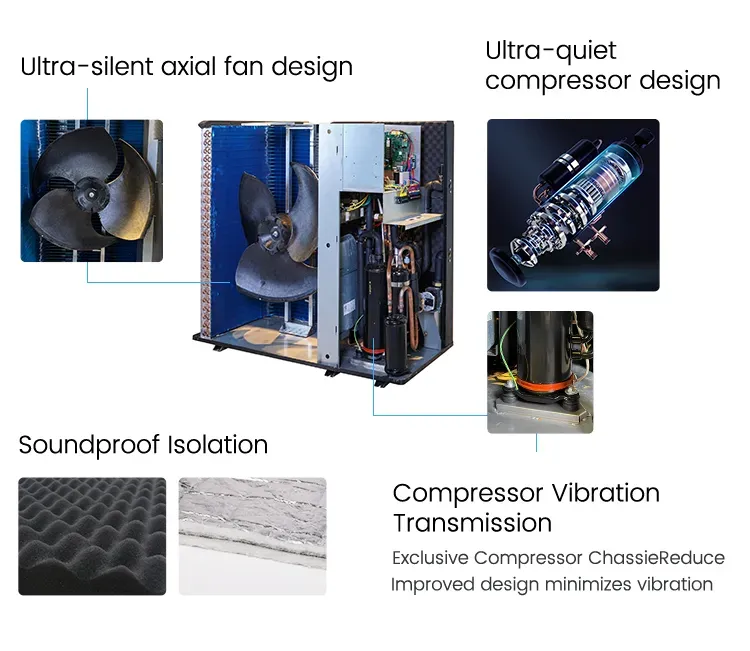High Temp. 75°C Air to Water DC Inverter Heat Pump Water Heater