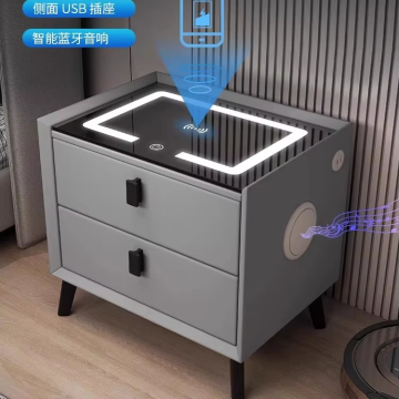 Современный умный деревянный прикроватный стол с вариантами Bluetooth Audio &amp; Color