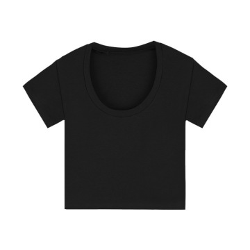 Women's Short Sleeve Low Neck T-Shirt - Versatile Spring and Summer Top