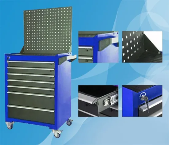Pp Material Tool Cabinet On Wheels More Security When Use Cr-206-1