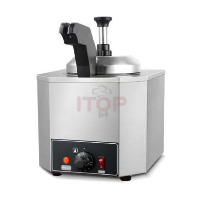 Commercial Nacho Cheese and Chocolate Warmer Machine Hot Fudge Dispenser