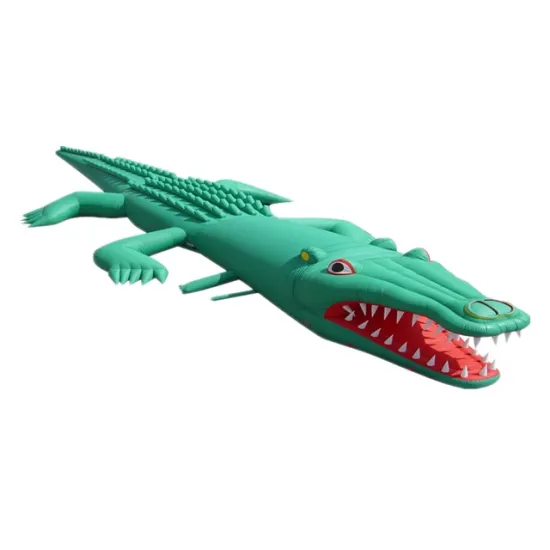 20m Crocodile Inflatable Obstacle Tunnel for Outdoor Sports Games