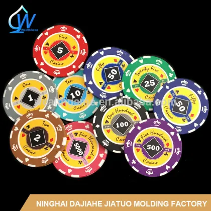 14g Two Tone New Crown Clay Poker Chip