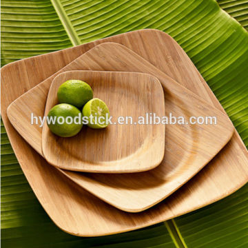 Alibaba Wholesale Smooth Surface Natural Wood and Bamboo Kitchen Plate