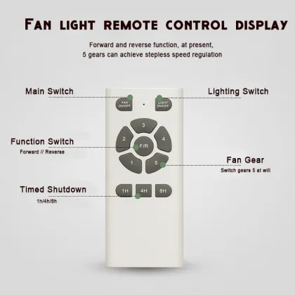 Nordic Minimalist Solid Wood Ceiling Fan Lights