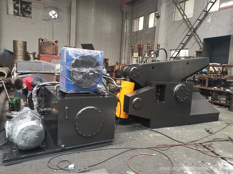 Metal Scrap Angle Iron Alligator Cutting Equipment