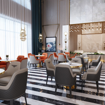 Modern Solid Wood Leg Dining Chairs for Restaurants and Hotels