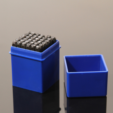 Kit Stamping Metal Jewelry dengan Letter and Number Punches, Bench Block, dan Hammer