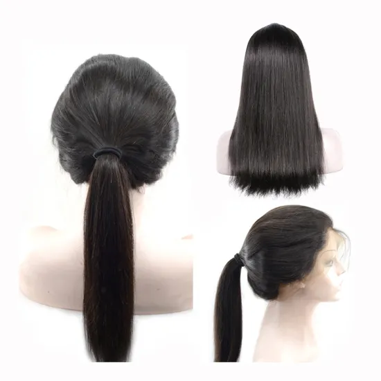 large stock 100% human hair 360 lace front wig, cuticle aligned hair glueless full hd lace wigs