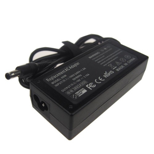 Adaptador de corriente para computadora portátil 19V 3.16A 60W para SAMSUNG