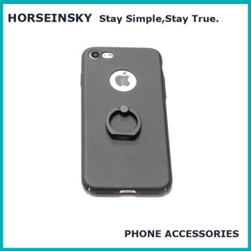 Fashion Design PC Cover Case for iPhone 6 Mobile Phone Case with Ring Kickstand Holder Function