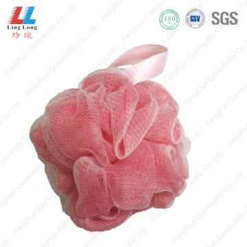 Double mesh massage bath ball