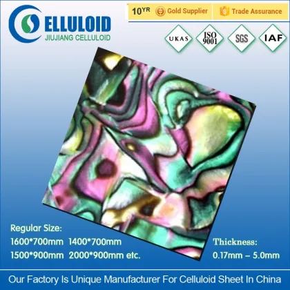 Wholesale color celluloid paper/celluloid sheet
