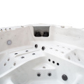 whirlpool bathtub spa hot tub with foot massager