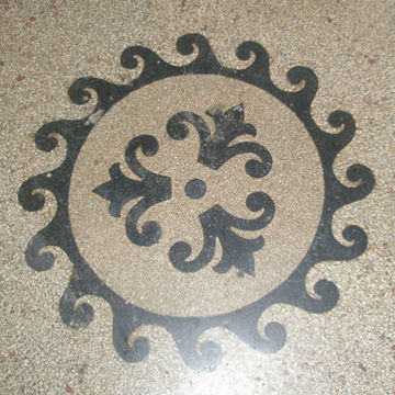 Waterjet Pattern Marble Mosaic, Suitable for Decoration on Floor