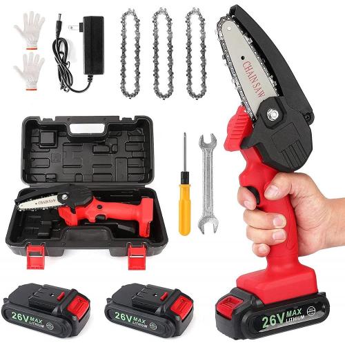 One-Handed Rechargeable Cordless Mini Electric Chainsaw