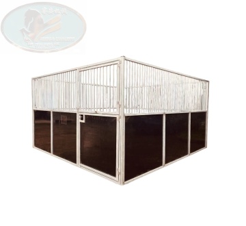 2023 Best-Selling Black Outdoor Stable: Easy Installation & Durable Carbon Steel Structure