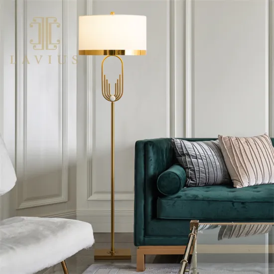 Modern nordic metal bass hotel floor lamp