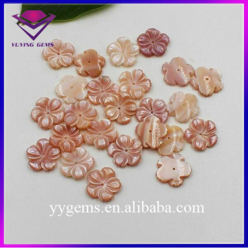 20mm Beautiful Natural Color Flower Shape Shell Piece for Decoration