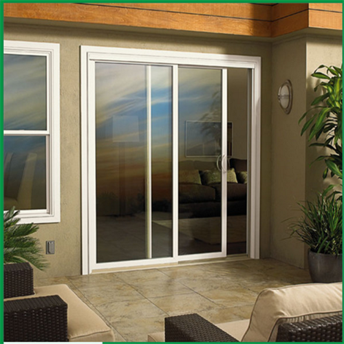 Aluminium Lift and Sliding Door White Color