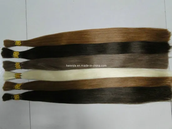 100% Human Hair Extension Hair Bulk