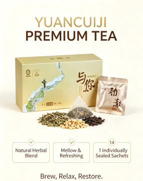 Premium Herb-Flavored Fermented Pu-erh Tea for Wellness